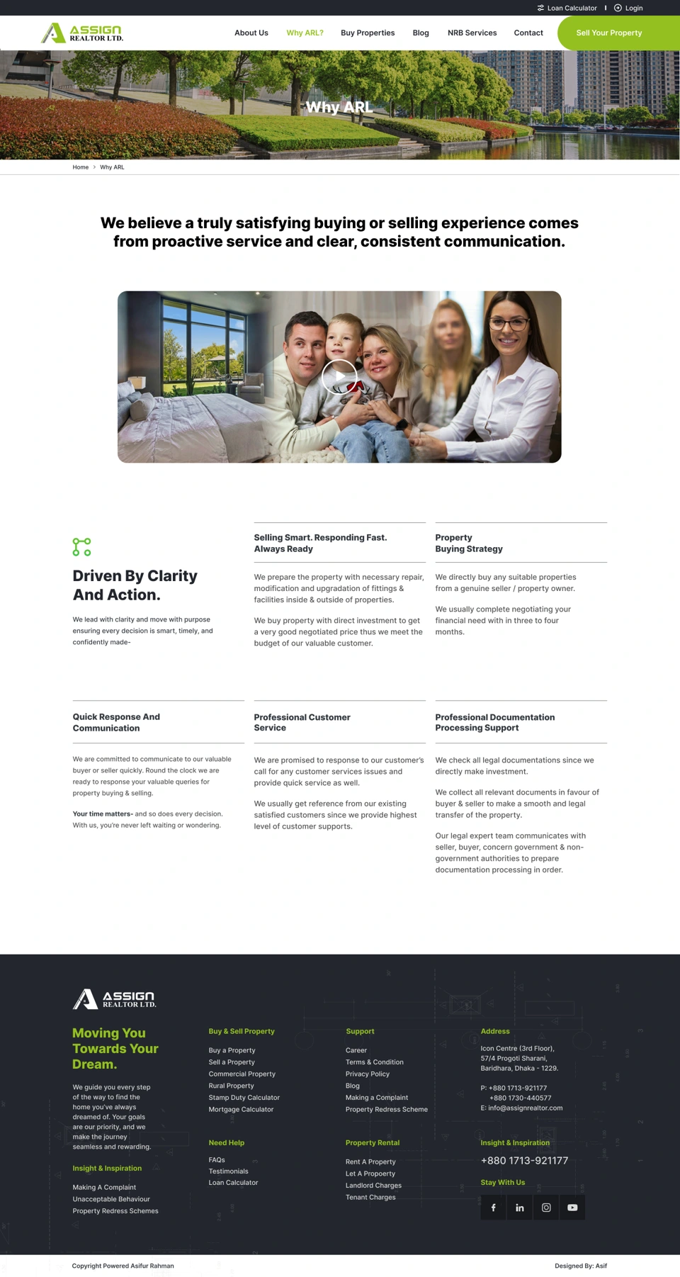 Assign Realtor — Why Assign Realtor desktop website design