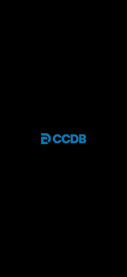 CCDB — Logo introduction app screen