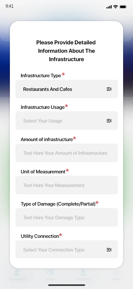 CCDB — Infrastructure 02 app screen
