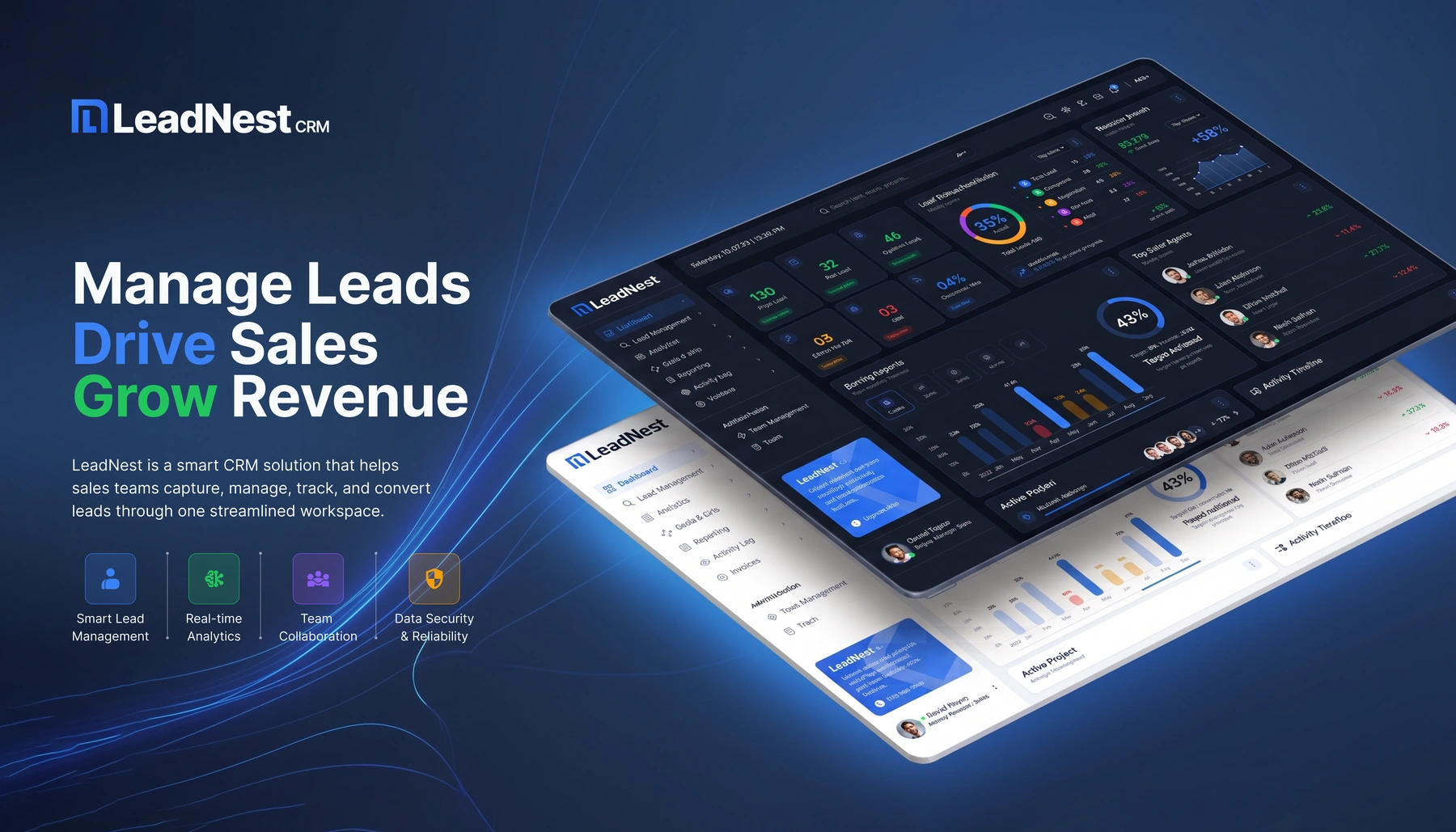 LeadNest CRM original design