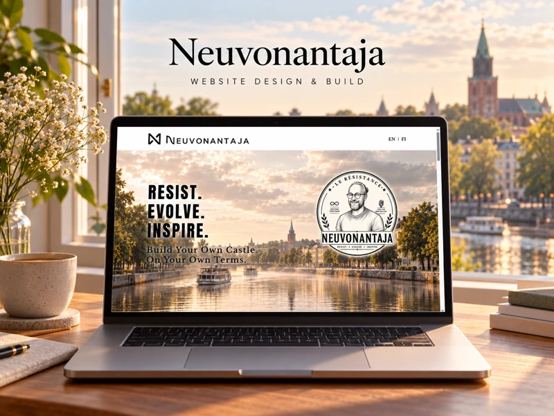 Neuvonantaja live website laptop preview