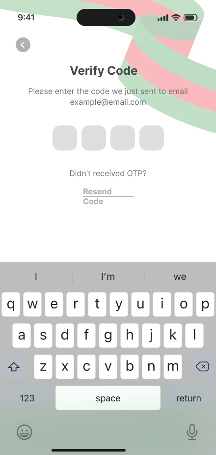 True Presence — OTP / 3 app screen