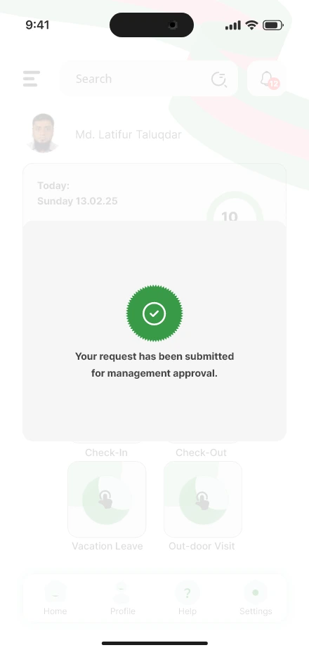 True Presence — Home Screen / 16 app screen