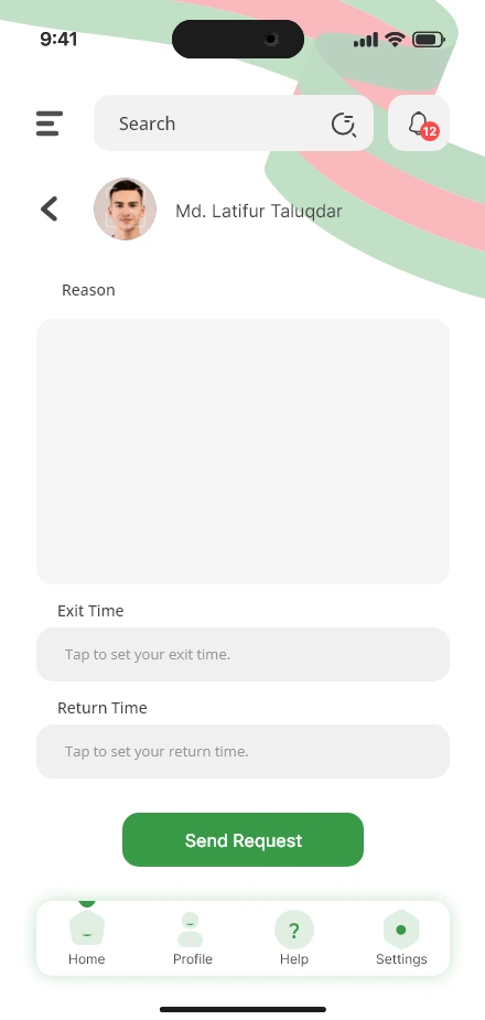 True Presence — Home Screen / 18 app screen