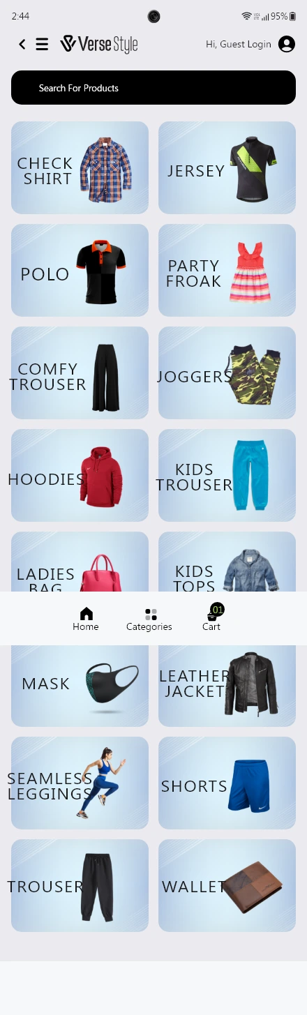 Verse Style — Second Category app screen