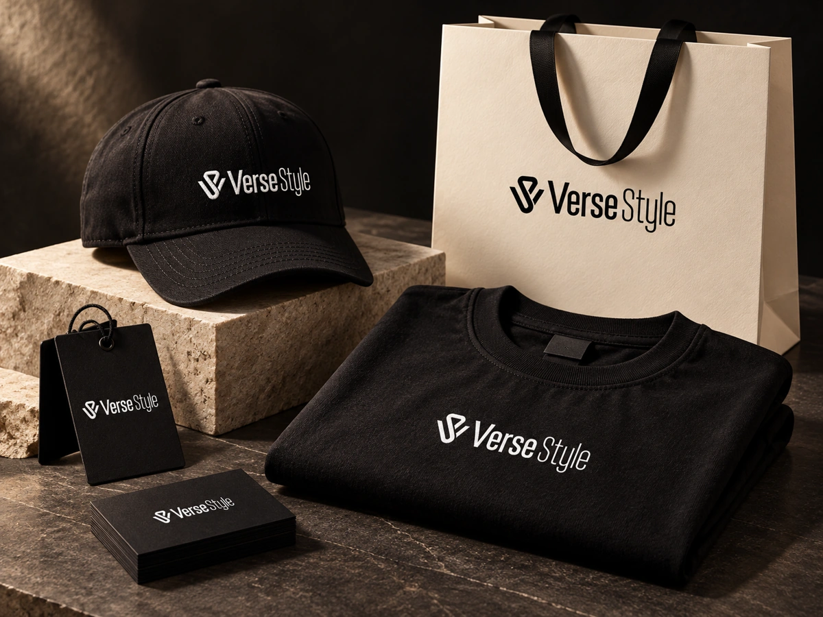 Verse Style brand merchandise mockup